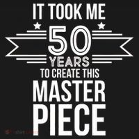 It Took Me 50 Years To Create This Masterpiece 50th Birthday Doggie Tank thumb 4