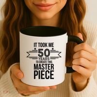 It Took Me 50 Years To Create This Masterpiece 50th Birthday Coffee Mug thumb 3