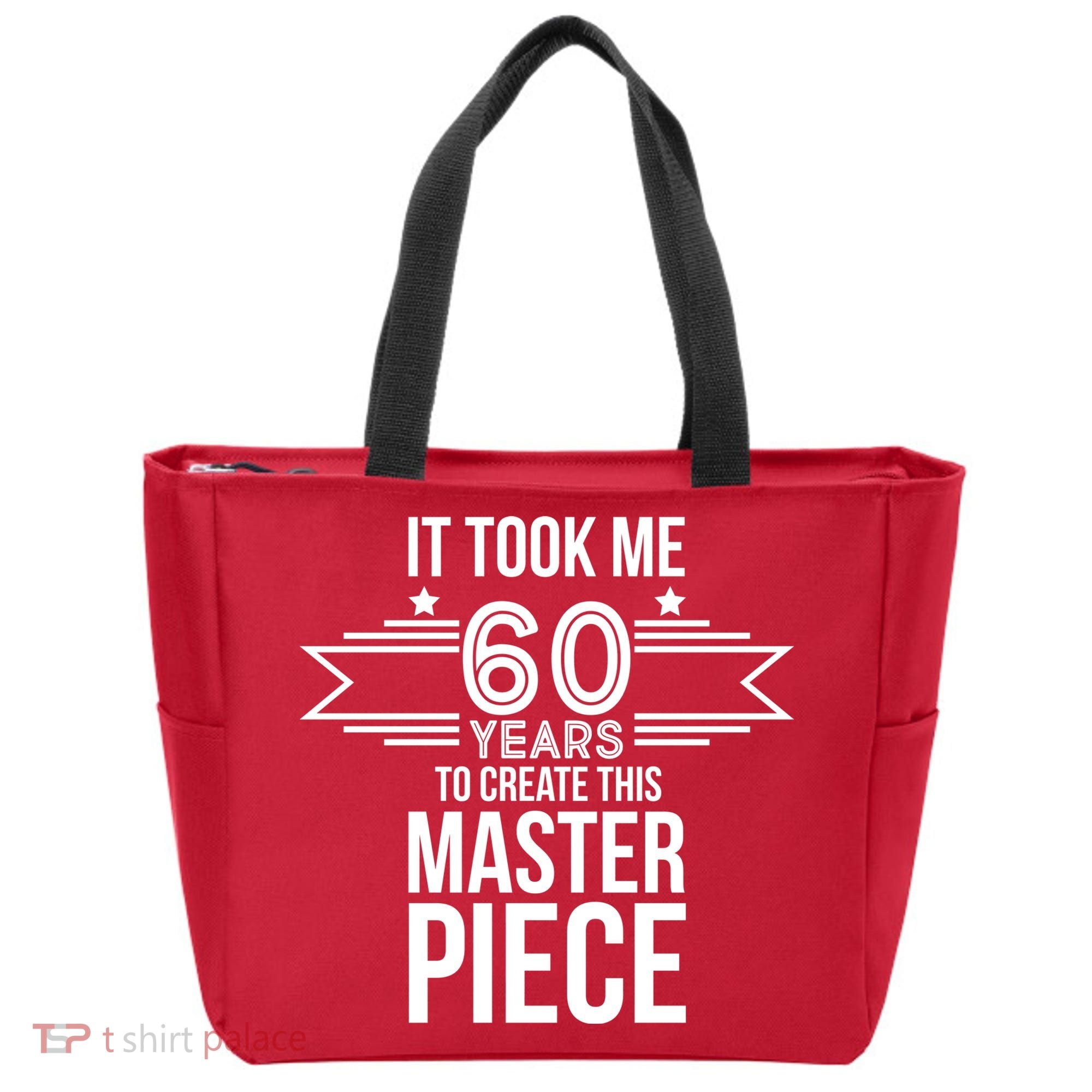 It Took Me 60 Years To Create This Masterpiece 60th Birthday Tote Bag