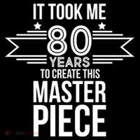 It Took Me 80 Years To Create This Masterpiece 80th Birthday Doggie Tank thumb 4