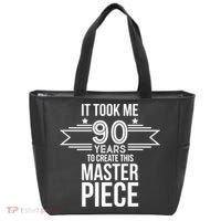 It Took Me 90 Years To Create This Masterpiece 90th Birthday Tote Bag thumb 0
