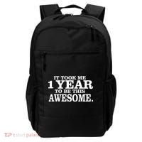 It Took One Year To Be This Awesome Backpack thumb 0