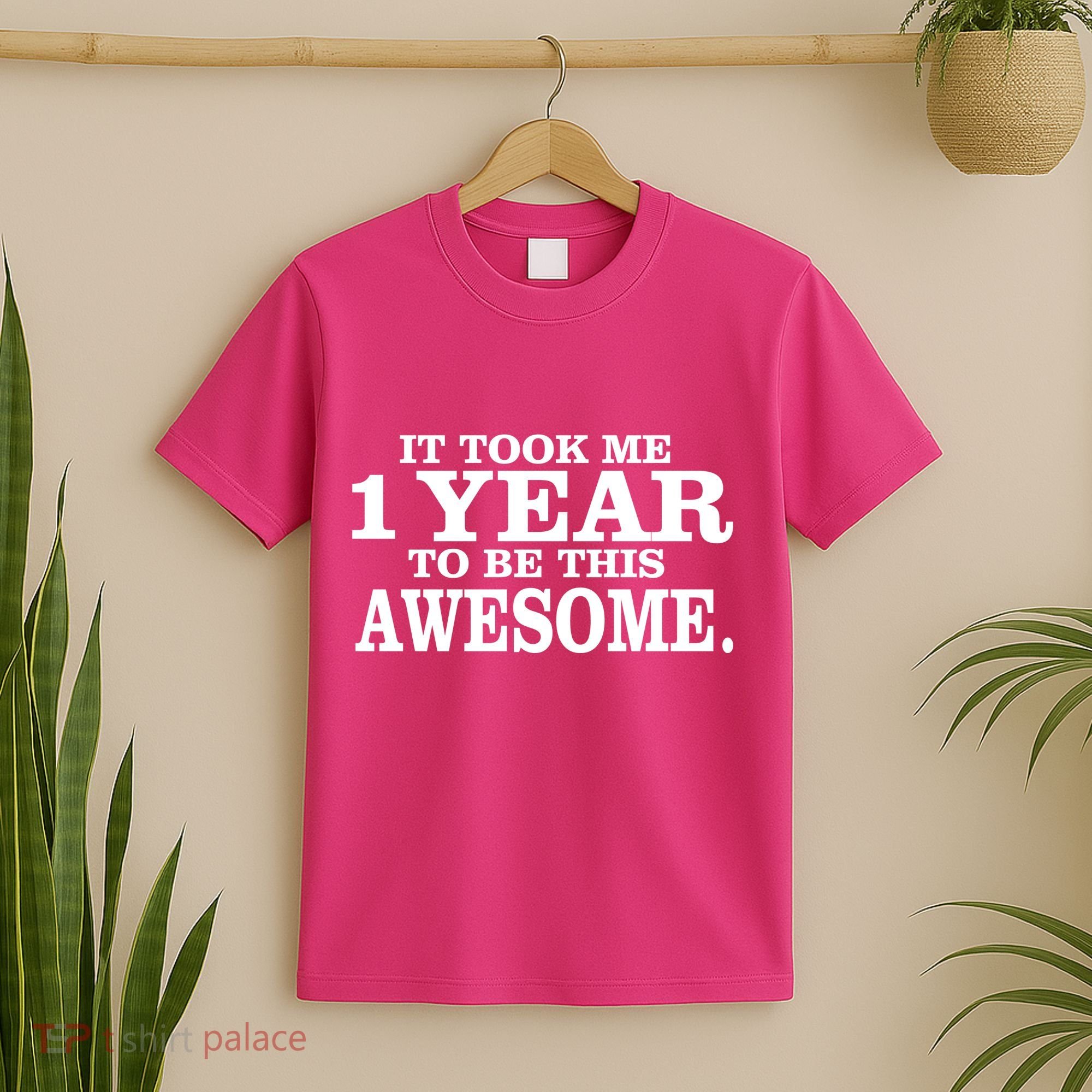 It Took One Year To Be This Awesome T-Shirt