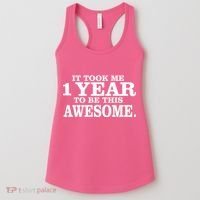 It Took One Year To Be This Awesome Women's Tank Top thumb 0
