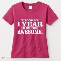 It Took One Year To Be This Awesome Women's T-Shirt thumb 0