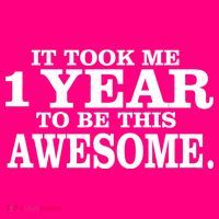 It Took One Year To Be This Awesome Women's T-Shirt thumb 6