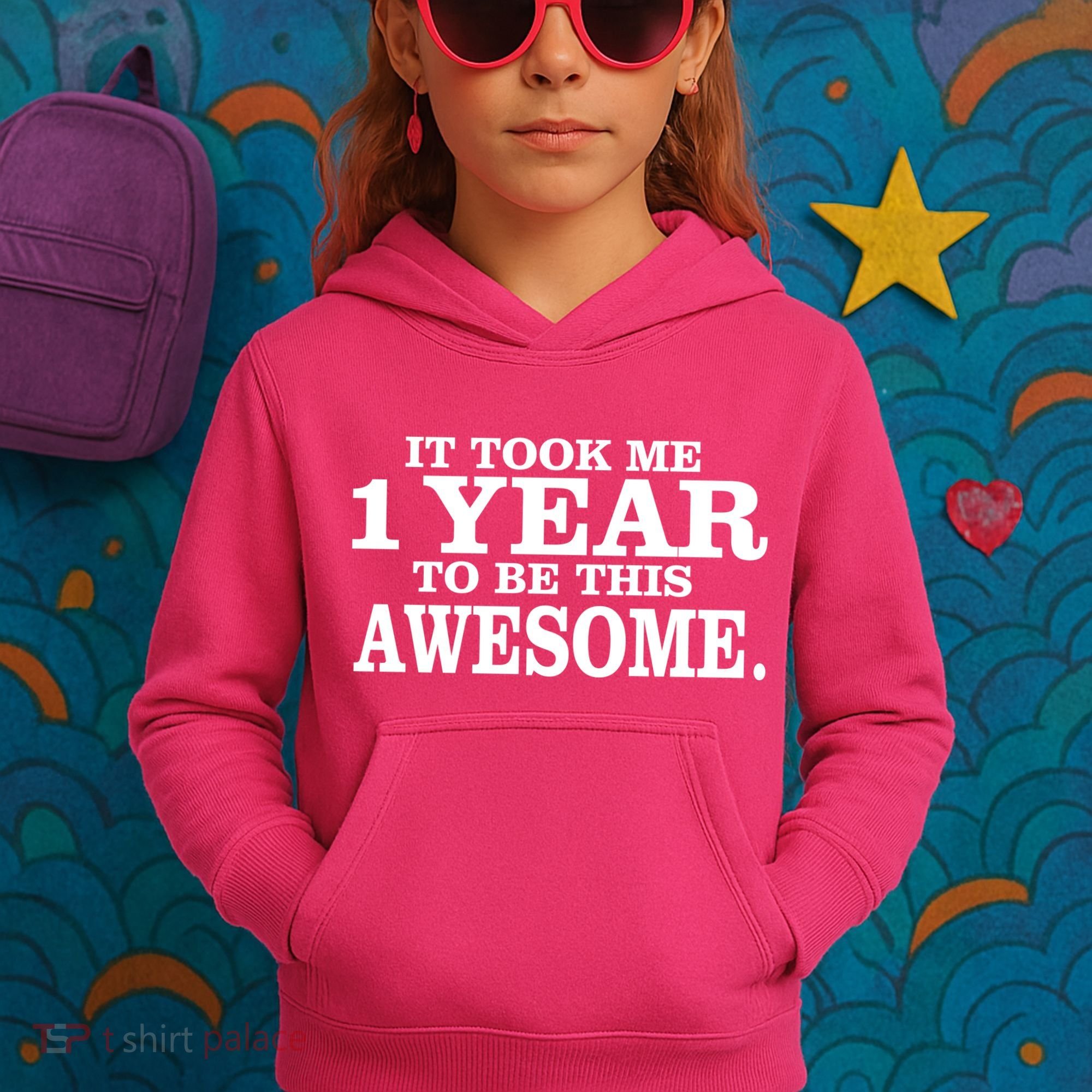 It Took One Year To Be This Awesome Kids Hoodie