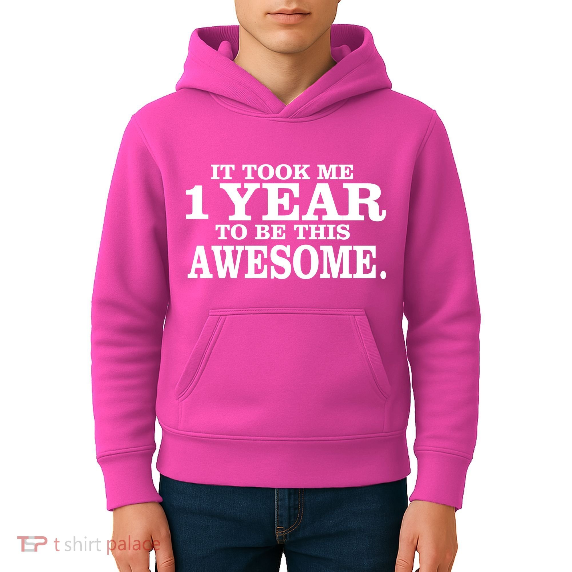It Took One Year To Be This Awesome Kids Hoodie