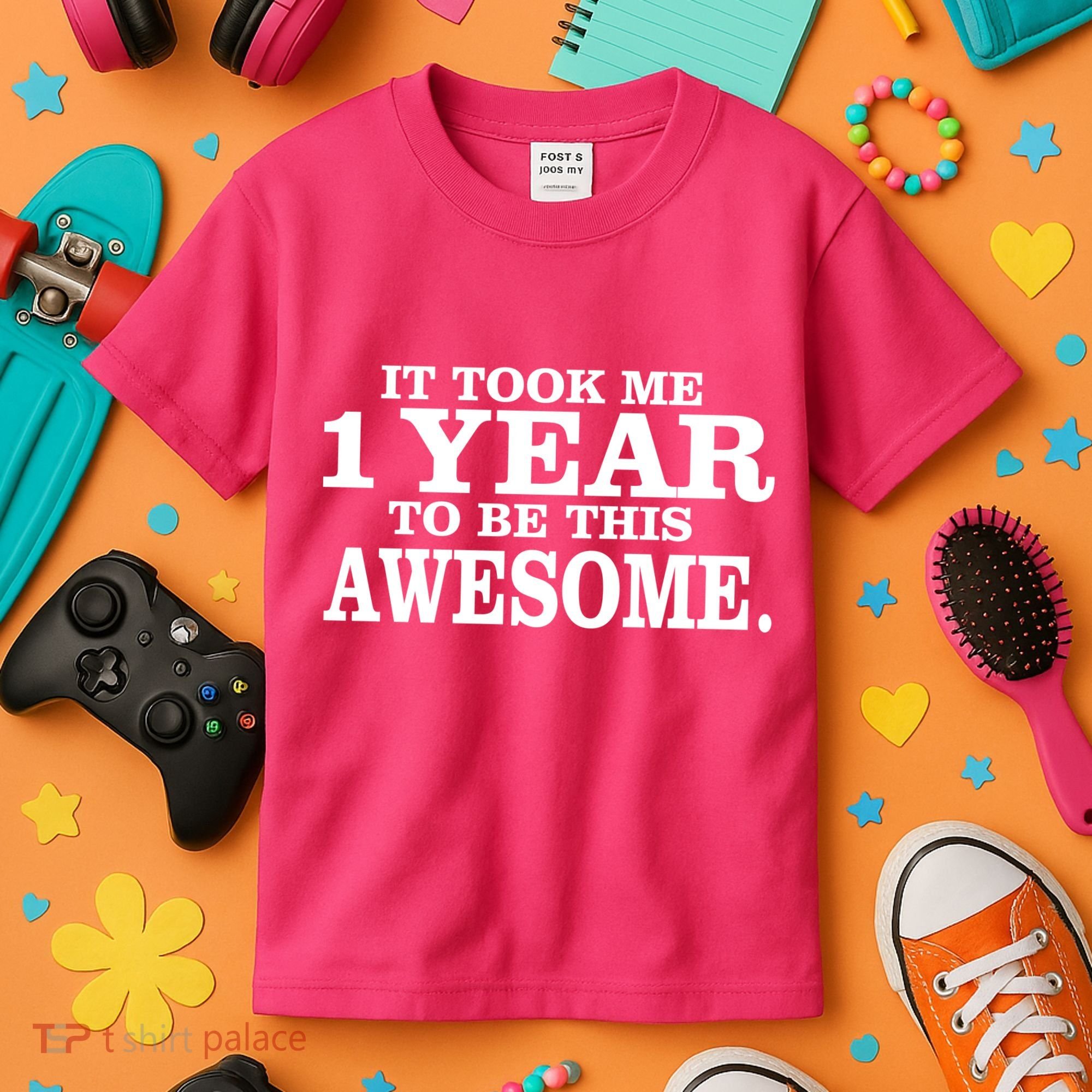 It Took One Year To Be This Awesome Kids T-Shirt