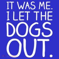 It Was Me I Let The Dogs Out Funny Hilarious Apron thumb 3
