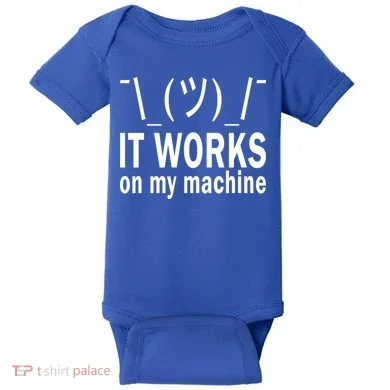 It Works On My Machine Baby Bodysuit