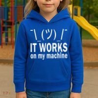 It Works On My Machine Kids Hoodie thumb 3