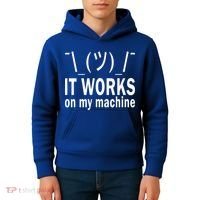 It Works On My Machine Kids Hoodie thumb 4