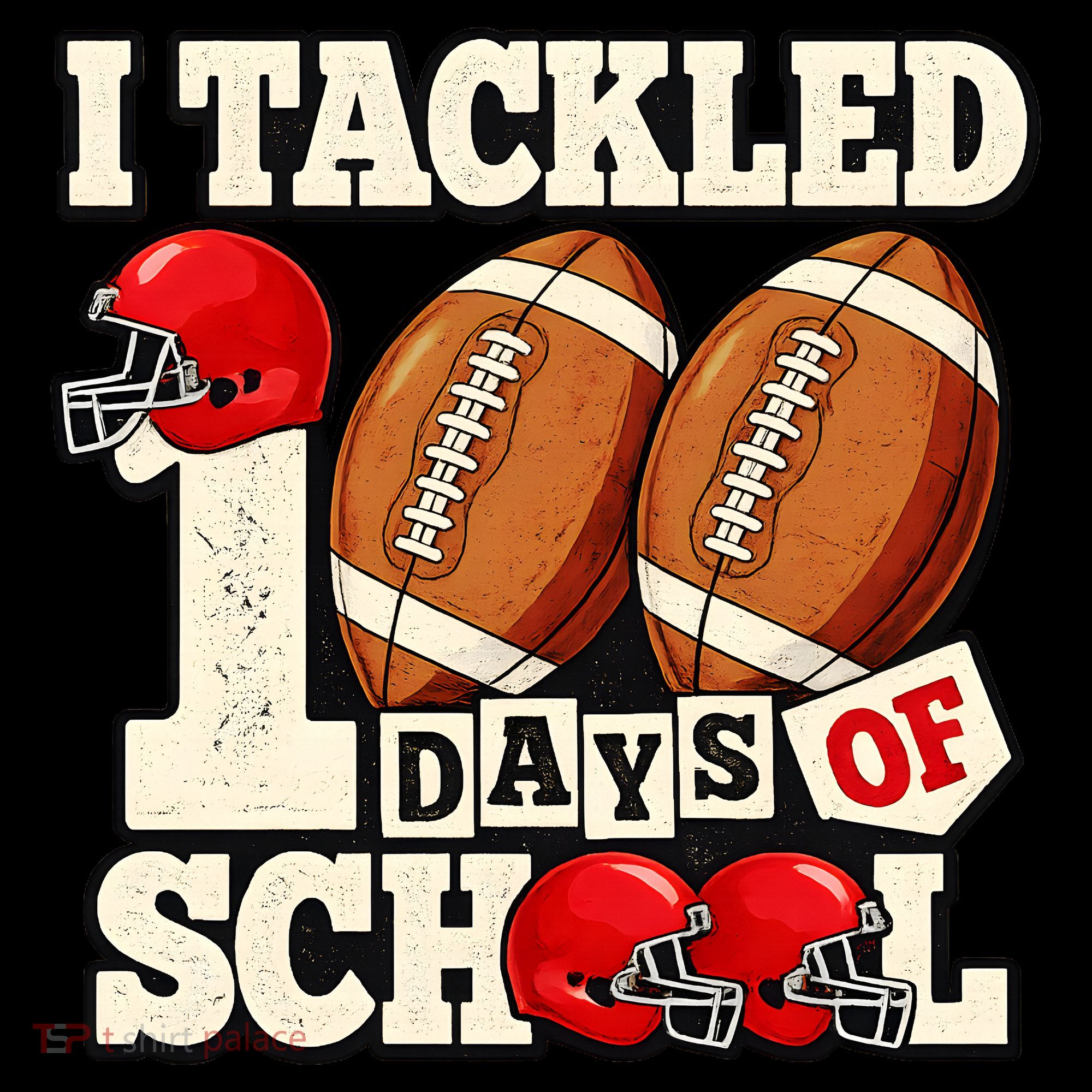 I Tackled 100 Days Of School Women's Hoodie