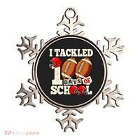 I Tackled 100 Days Of School Ornament thumb 0
