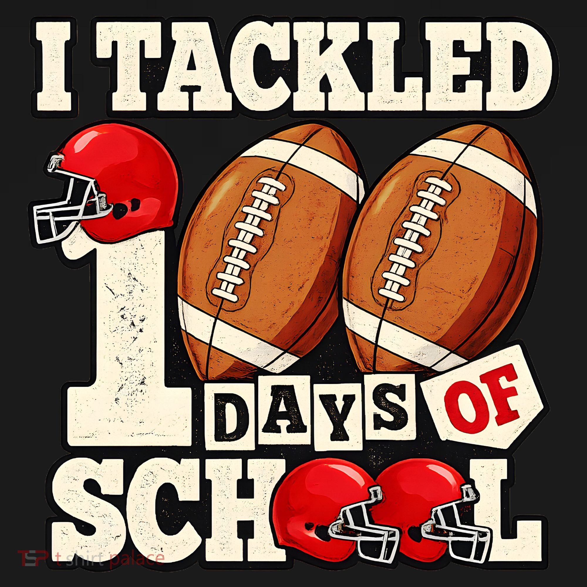 I Tackled 100 Days Of School Women's Tank Top