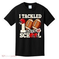 I Tackled 100 Days Of School Kids T-Shirt thumb 0
