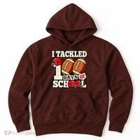 I Tackled 100 Days Of School Hoodie thumb 0