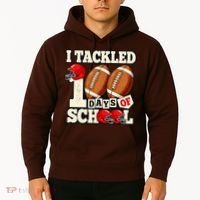I Tackled 100 Days Of School Hoodie thumb 2