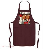 I Tackled 100 Days Of School Apron thumb 0