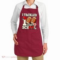 I Tackled 100 Days Of School Apron thumb 2