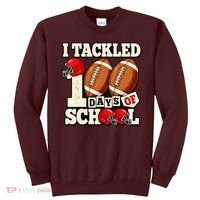 I Tackled 100 Days Of School Sweatshirt thumb 0