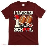I Tackled 100 Days Of School T-Shirt thumb 0