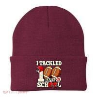 I Tackled 100 Days Of School Beanie thumb 0