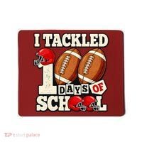 I Tackled 100 Days Of School Mousepad thumb 0
