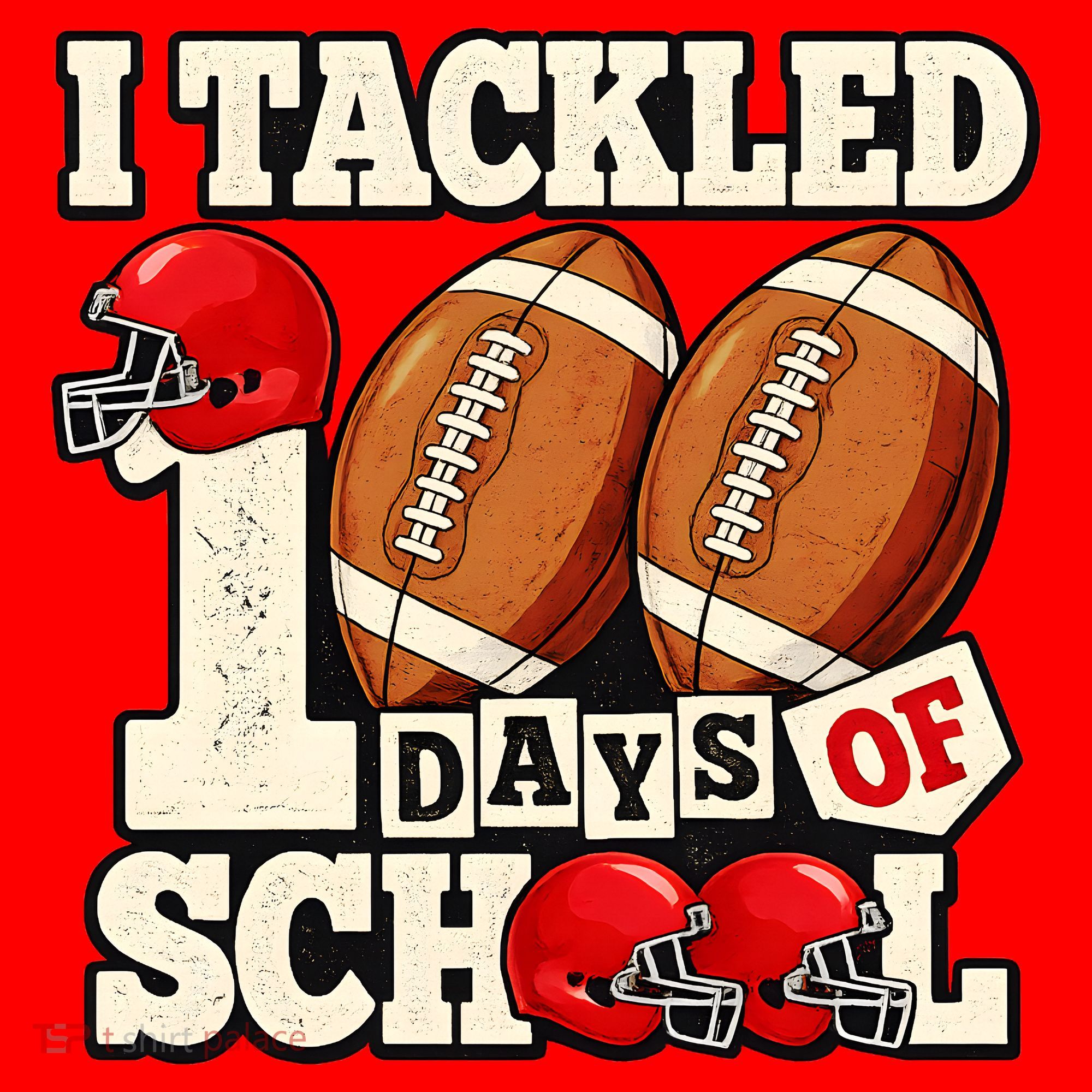 I Tackled 100 Days Of School Santa Hat