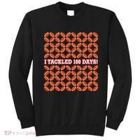 I Tackled 100 Days Football School Celebration Sweatshirt thumb 0