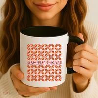 I Tackled 100 Days Football School Celebration Coffee Mug thumb 3