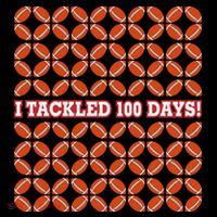 I Tackled 100 Days Football School Celebration Coffee Mug thumb 5