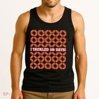 I Tackled 100 Days Football School Celebration Tank Top thumb 3