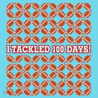 I Tackled 100 Days Football School Celebration Long Sleeve Shirt thumb 2