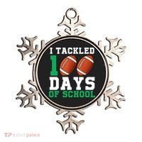 I Tackled 100 Days of School 100th Day of School Student Ornament thumb 0
