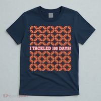 I Tackled 100 Days Of School Football T-Shirt thumb 5