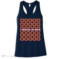 I Tackled 100 Days Of School Football Women's Tank Top thumb 0