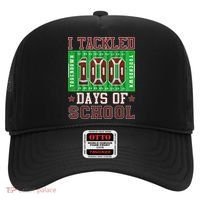 I Tackled 100 Days Of School Football 100th Day Hat thumb 0