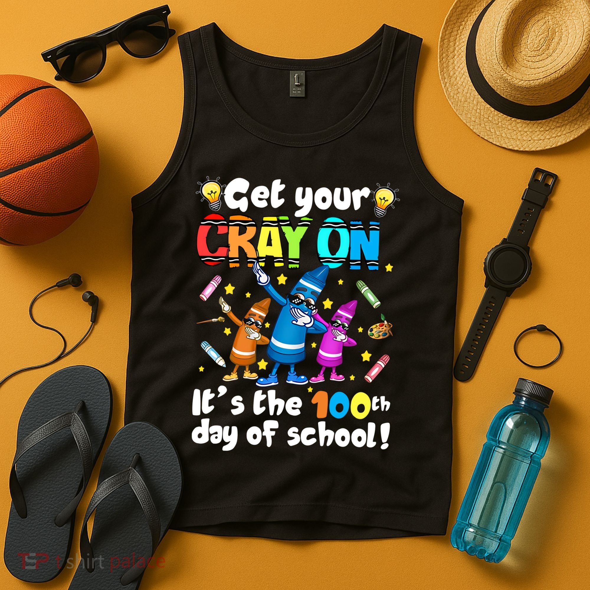 It's The 100 Days Of School Get Your Cray On Tank Top