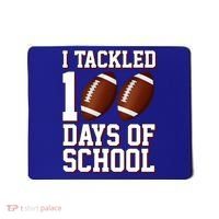 I Tackled 100 Days Of School Football Mousepad thumb 0