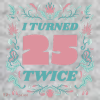 I Turned 25 Twice 50th Birthday Gift The Baniff Cuffed Pom Beanie thumb 2