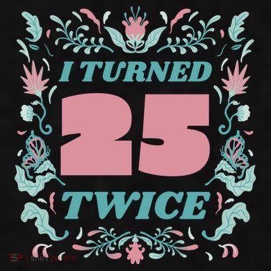 I Turned 25 Twice 50th Birthday Gift Ladies PosiCharge Tri-Blend Wicking Tank