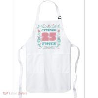 I Turned 25 Twice 50th Birthday Gift Apron thumb 0