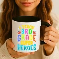 I Teach 3Rd Grade Superheroes Third Grade Teacher Great Gift Coffee Mug thumb 3