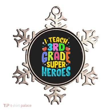 I Teach 3Rd Grade Superheroes Third Grade Teacher Great Gift Ornament