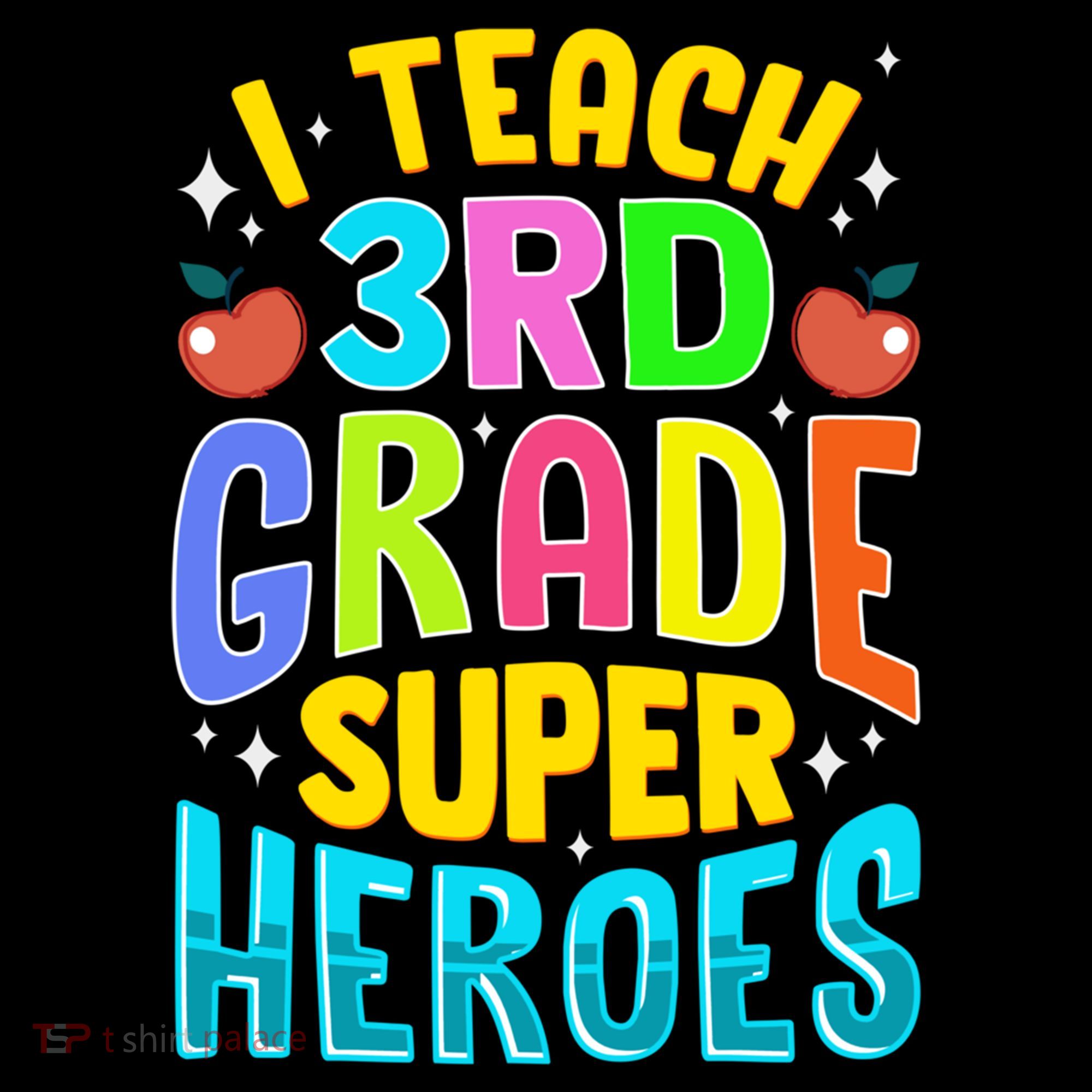 I Teach 3Rd Grade Superheroes Third Grade Teacher Great Gift Ornament