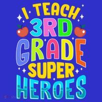 I Teach 3Rd Grade Superheroes Third Grade Teacher Great Gift Visor thumb 3