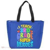 I Teach 3Rd Grade Superheroes Third Grade Teacher Great Gift Tote Bag thumb 0