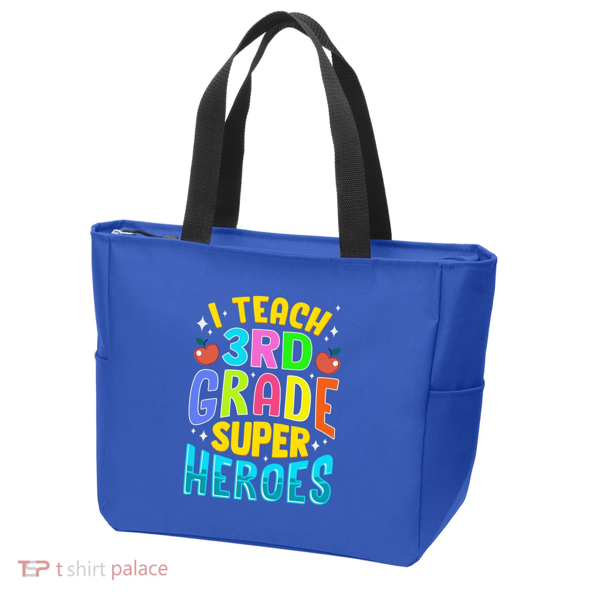 I Teach 3Rd Grade Superheroes Third Grade Teacher Great Gift Tote Bag